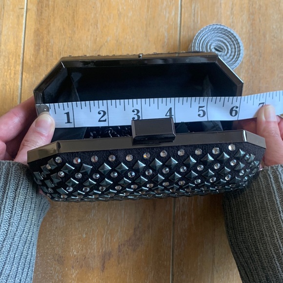 H&M Studded Black Clutch - Picture 2 of 5